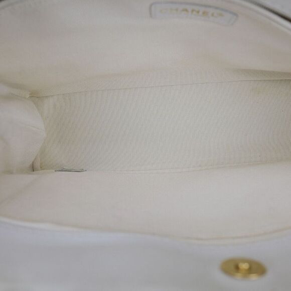 Chanel Wild Stitch White Leather Shoulder Bag (Pre-Owned) - Picture 6 of 12